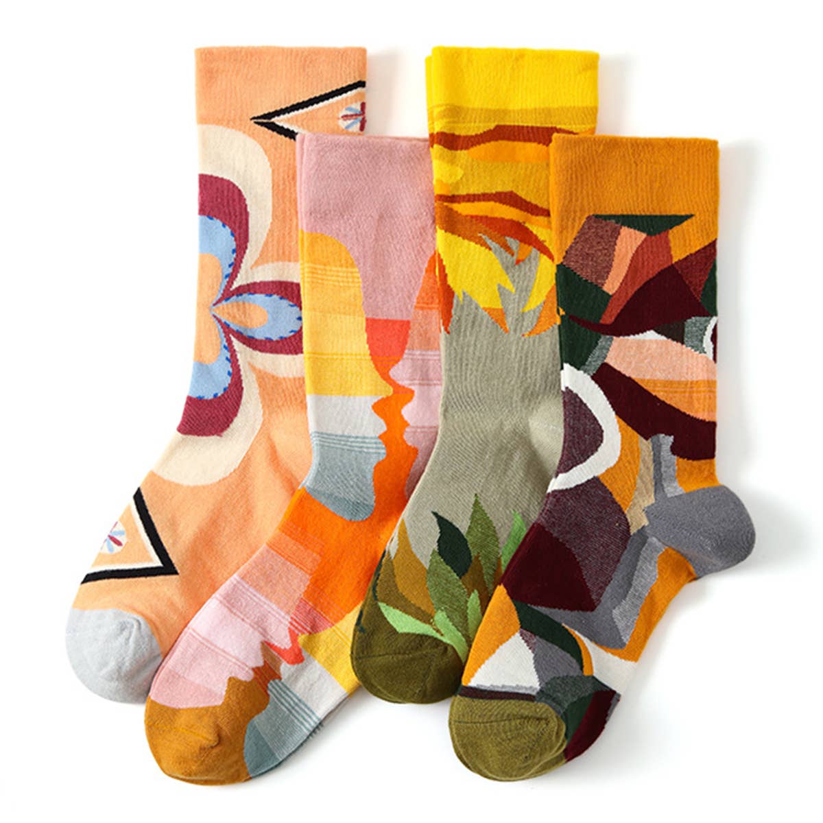RETRO STREET COTTON MID SOCKS_CWMS0196