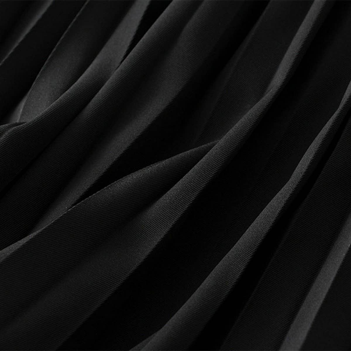 ACCORDION SKIRT LONG HIGH WAISTA-LINE PLEATEDSKIRT_CWBMS0293