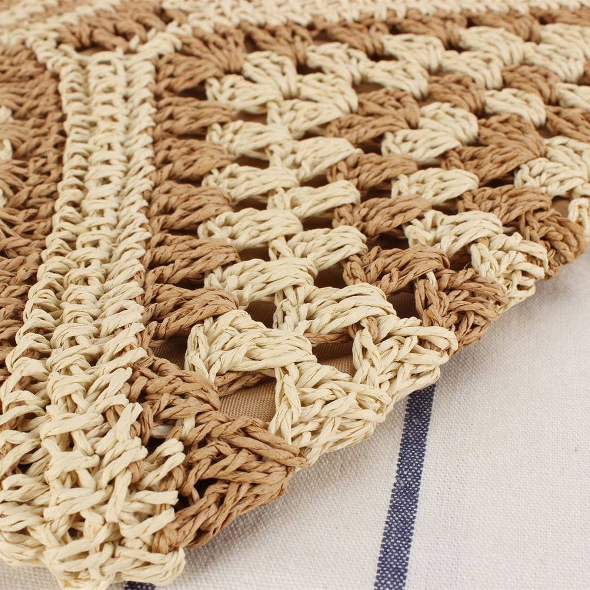 STRAW HOLIDAY COMMUTER SHOULDER BAG_CWAB2010