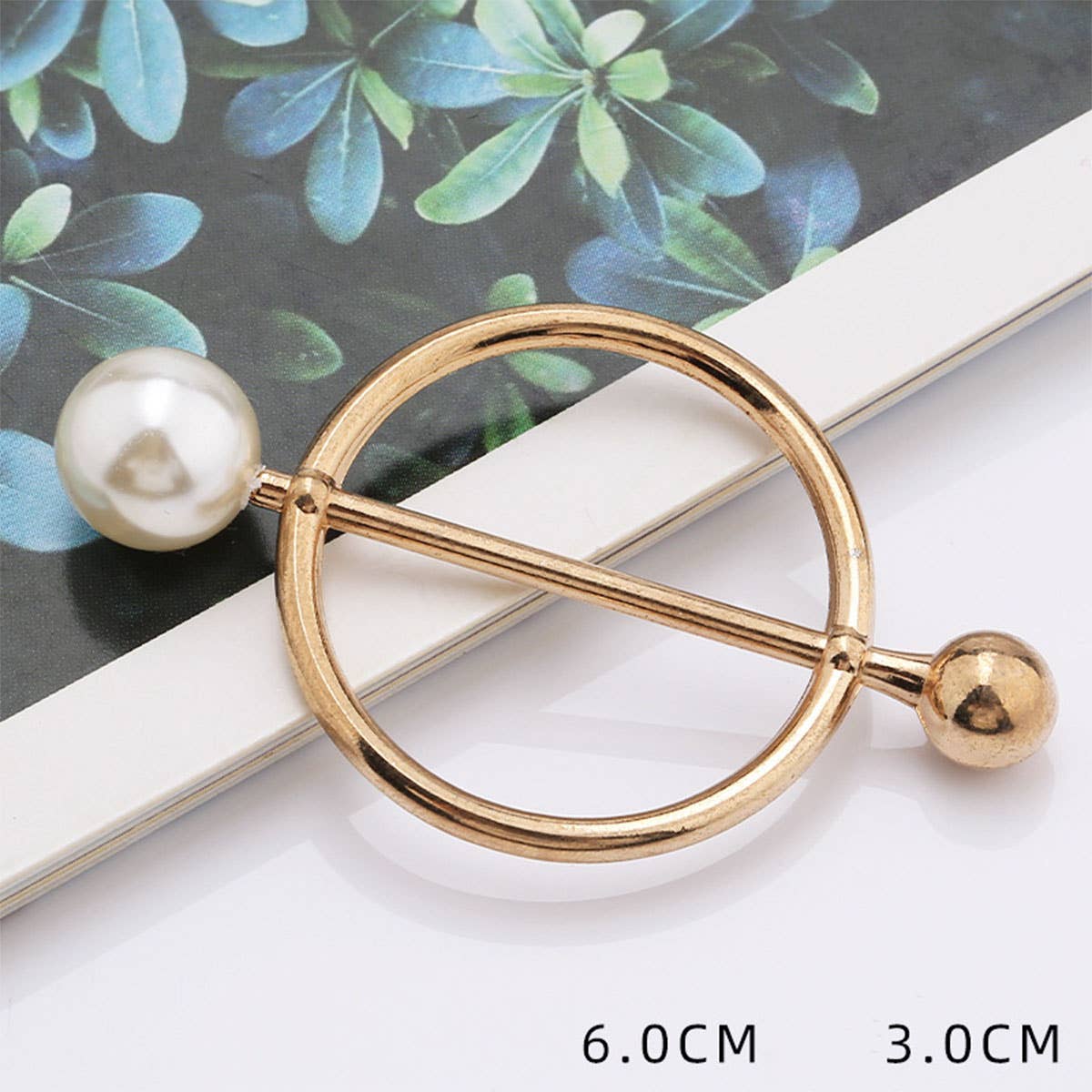 RING WITH PEARLS SCARF RING WITH NO UPKEEP