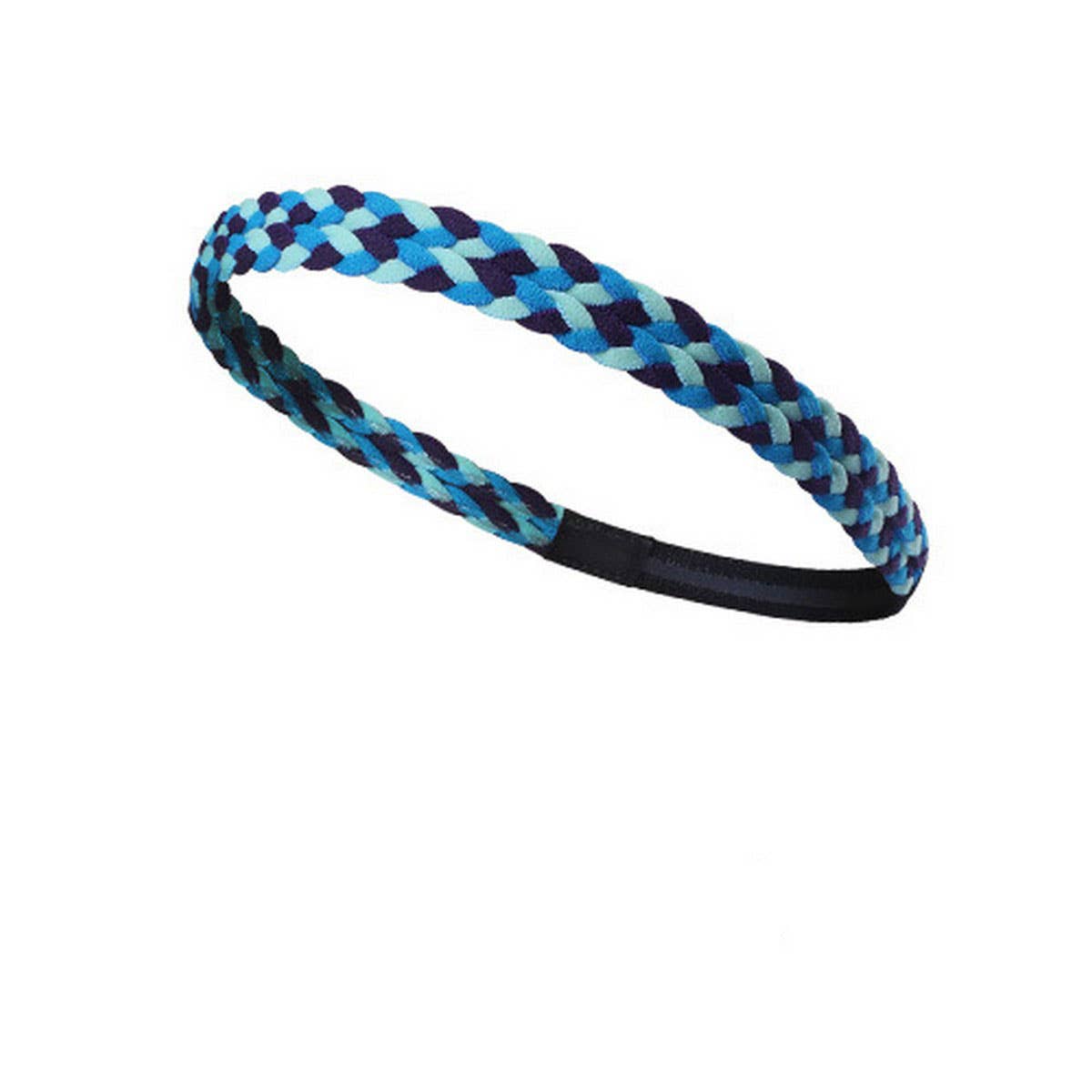 Braided Non-Slip Silicone Sweatband for Sports_CWMM7952