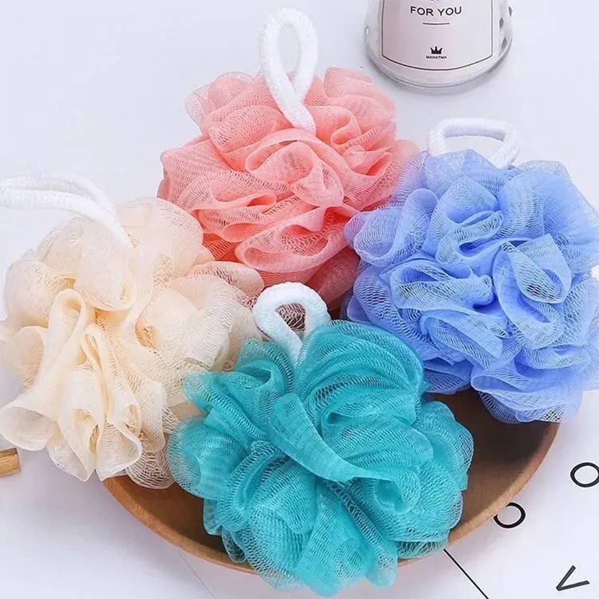 CWMM8429_DURABLE AND CUTE BATH FLOWER FOAMING BATH BALL