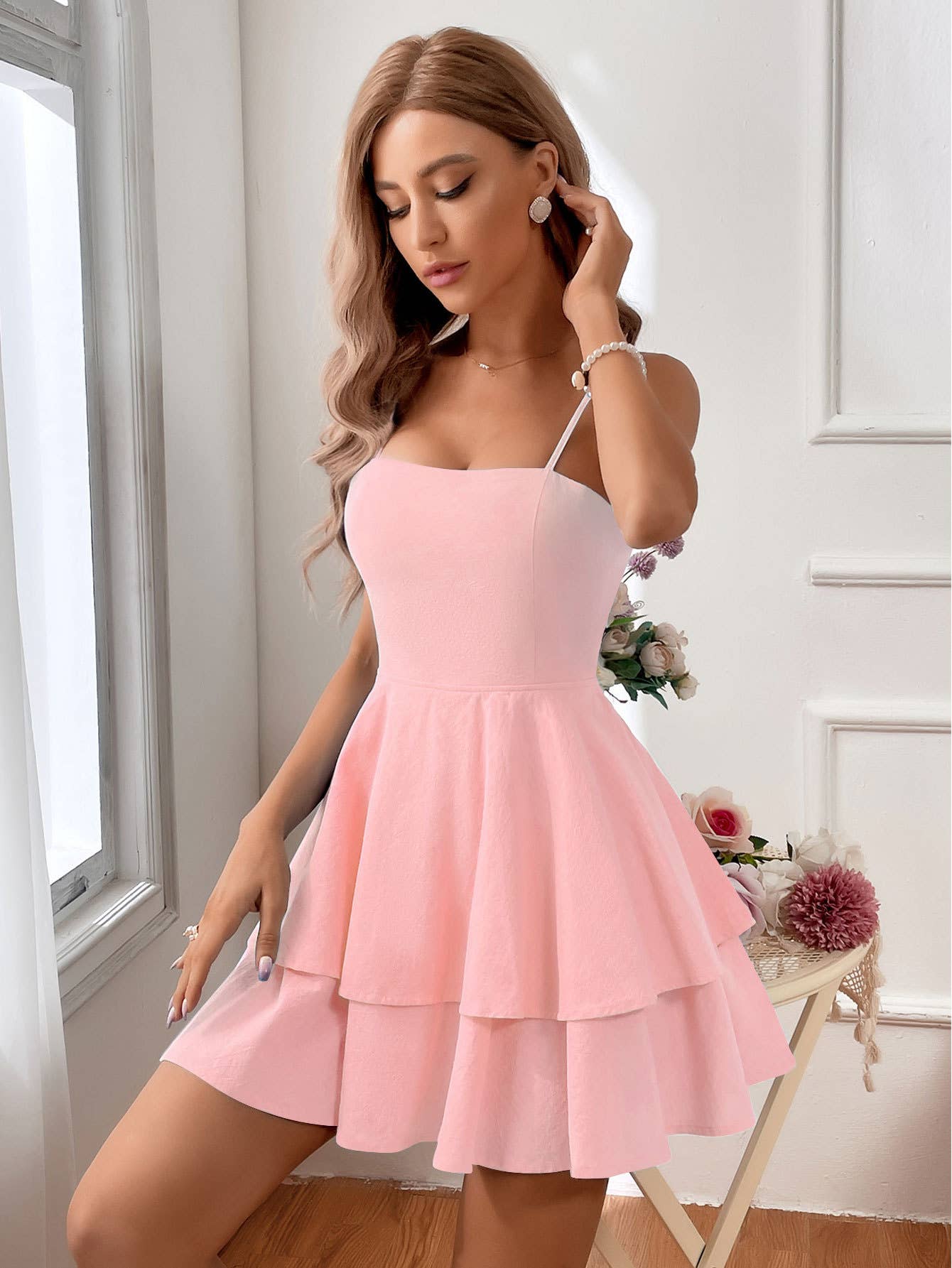 Backless Butterfly Knot Tie Short Sexy Dress