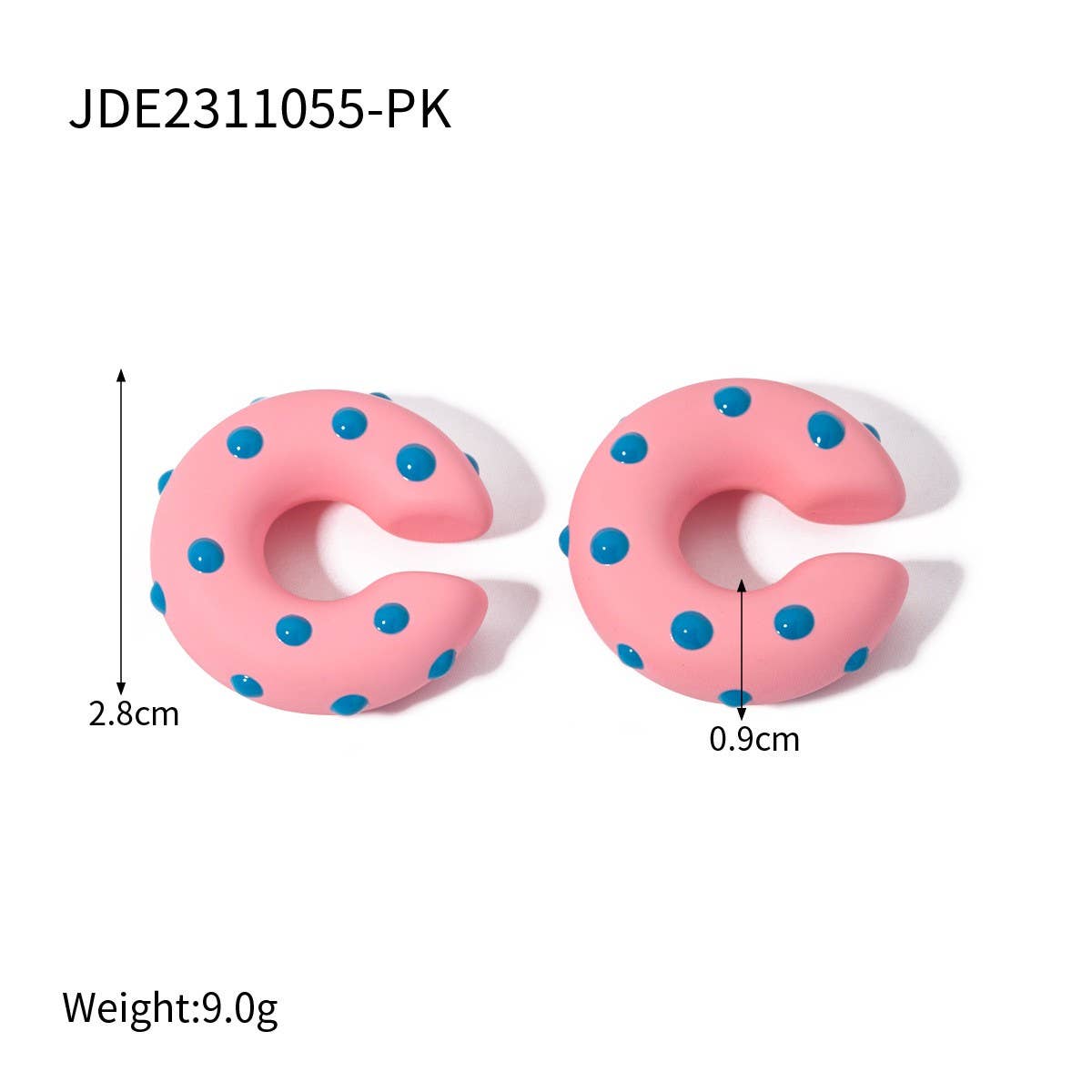 PERSONALIZED FASHIONABLE C-SHAPED EARRINGS_CWAJE1361