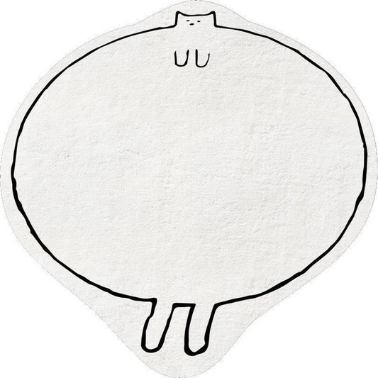 Plush Cat Rug, Thick Cozy Mat for Bedroom & Living_CWMM7519