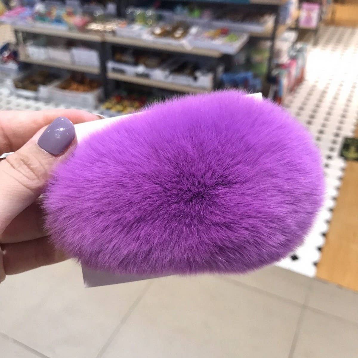 Furry Mink Hair Clip ? Cute Fluffy BB Barrette