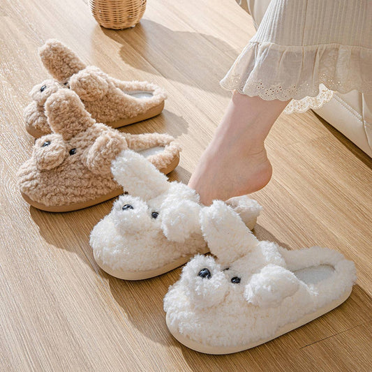 HOME CARTOON PUPPY COTTON SLIPPERS