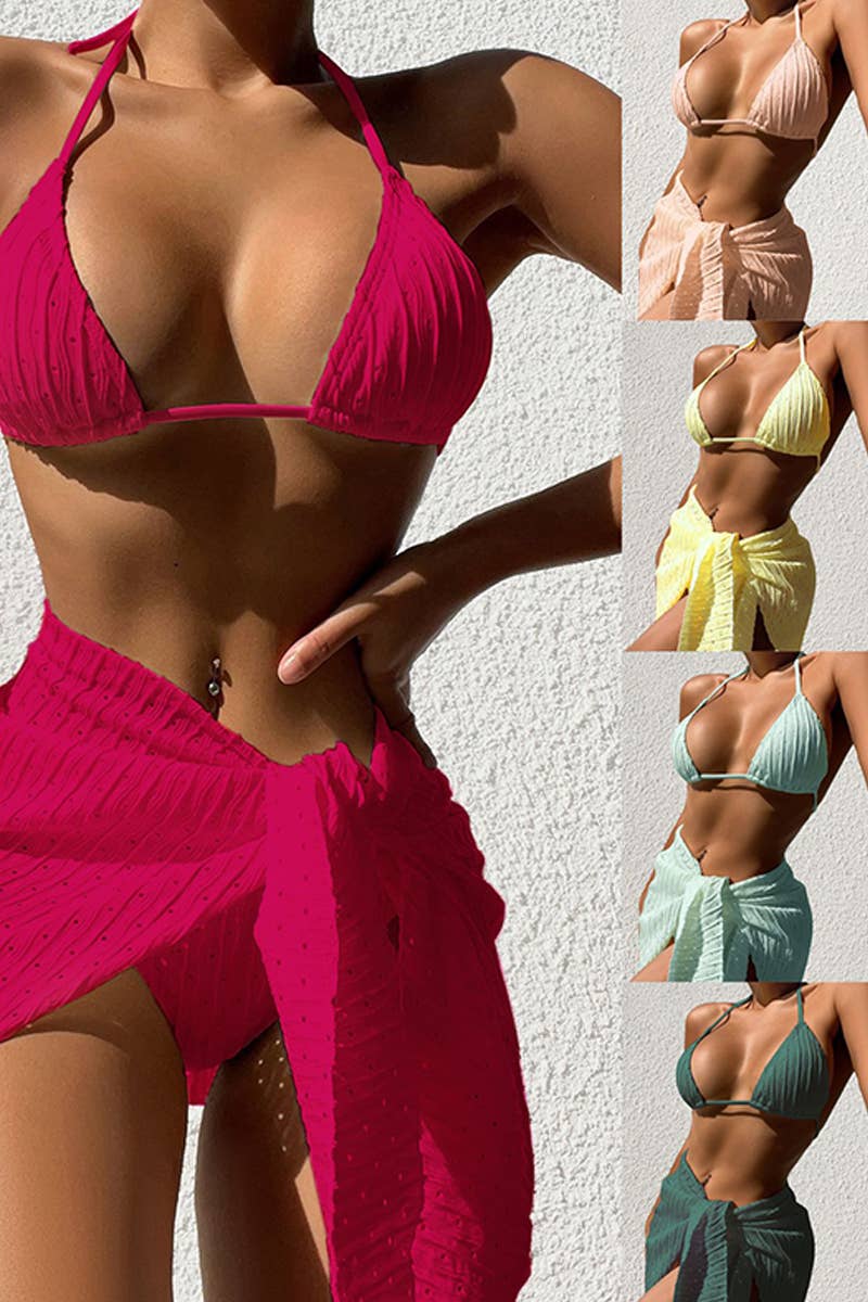 CWMW0743_BACKLESS SEXY MESH MINISKIRT SWIMSUIT