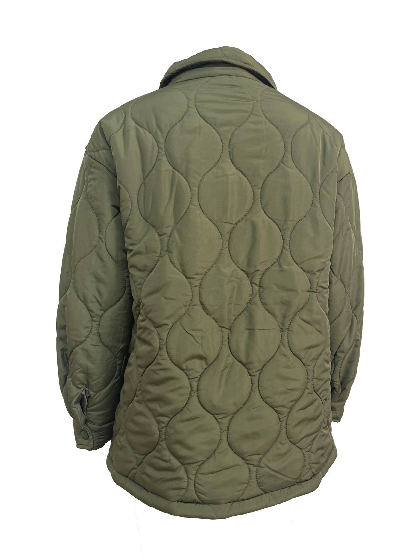 Single-breasted cotton-padded jacket