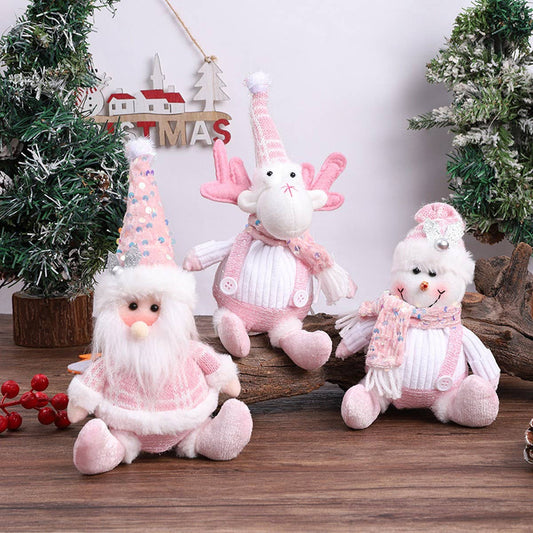 PINK DOLL CHRISTMAS DECORATION PENDANT ORNAMENTS_CWMM2763