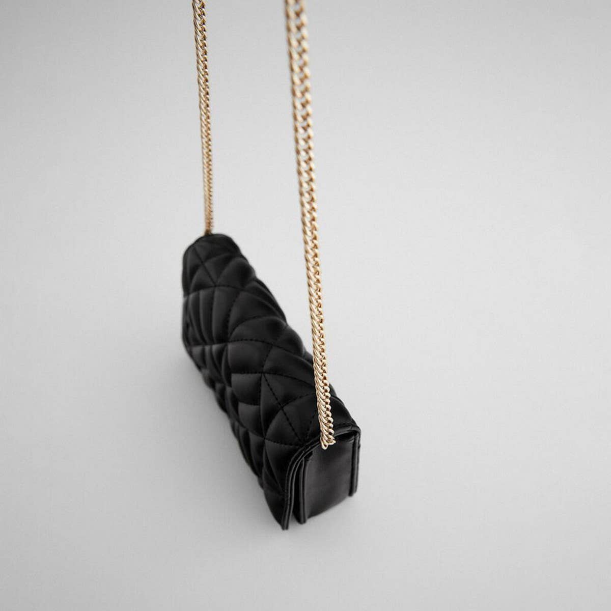 NEW SIMPLE DIAMOND CHAIN SHOULDER SQUARE BAG_CWAB3427