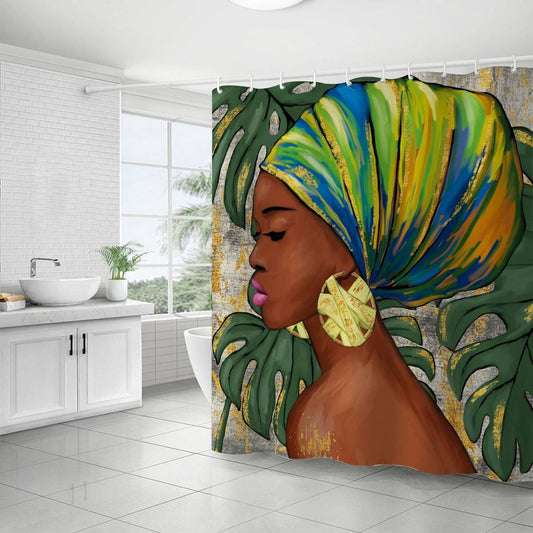 DIGITAL PRINTING BATHROOM SHOWER CURTAIN