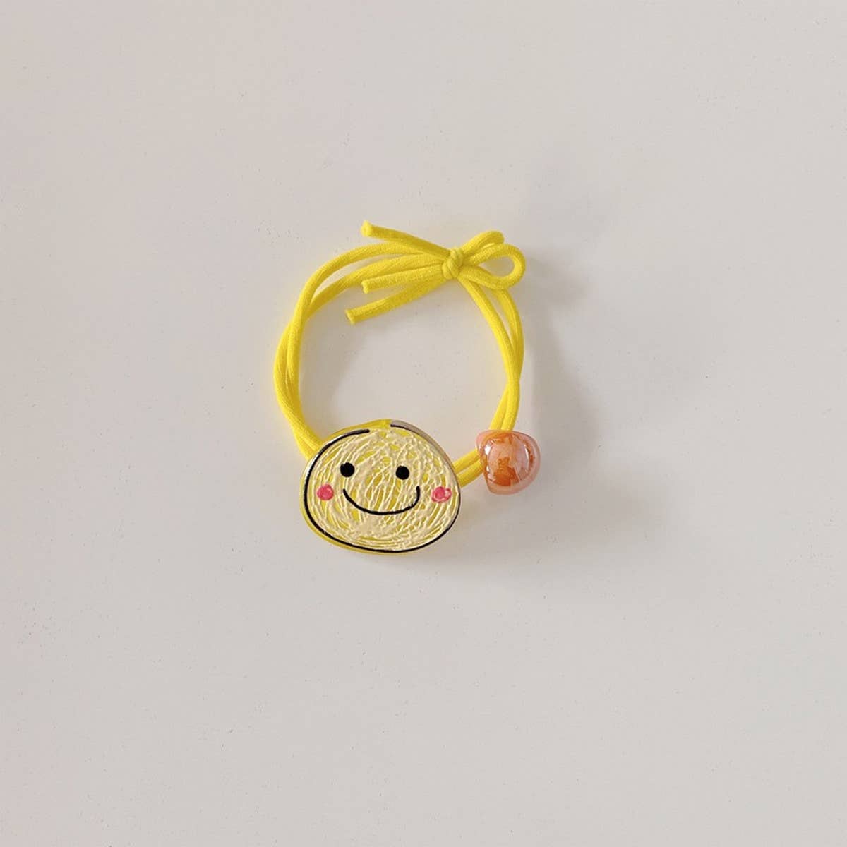 CUTE CARTOON SMILING DINOSAUR KNOTTED HAIR TIE