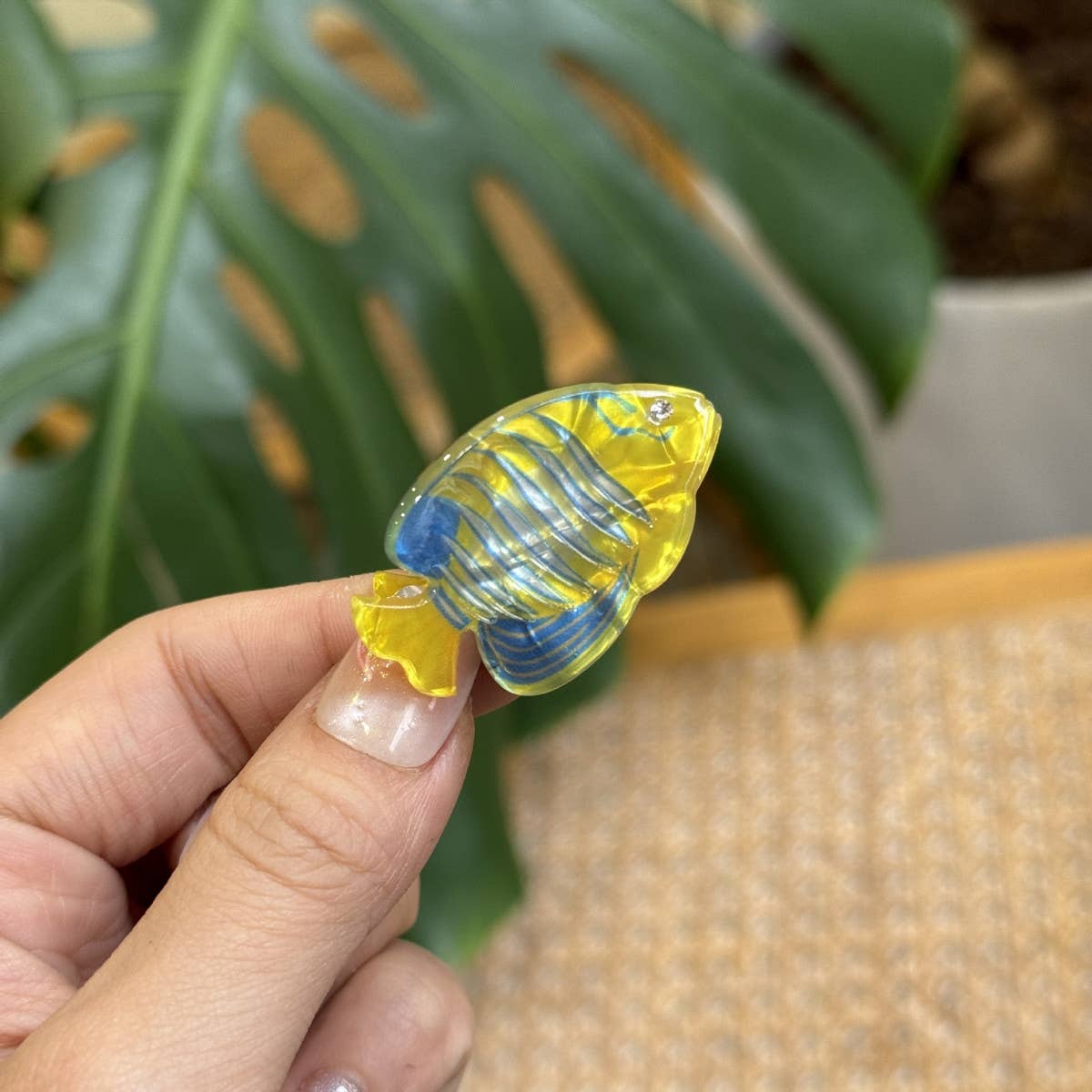 CWAHA4518_DIAMOND OCEAN SERIES HAIR CLIP