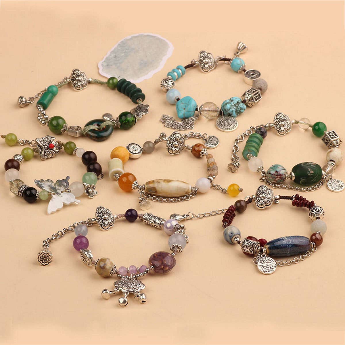 BOHEMIAN ETHNIC STYLE TASSEL RETRO BRACELET_CWAJE3964