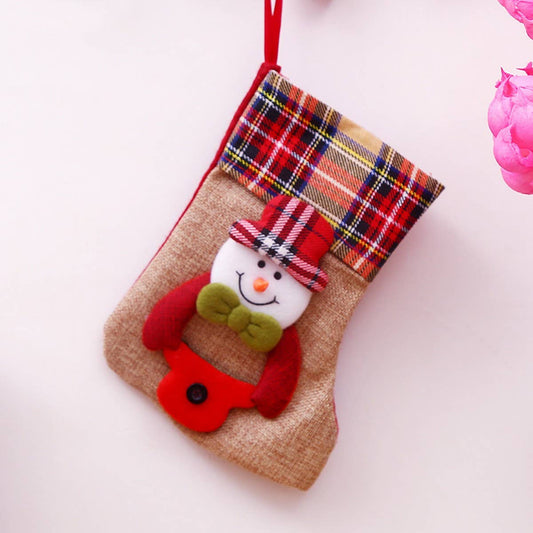 CREATIVE CHRISTMAS TREE PENDANT SOCKS GIFT BAG