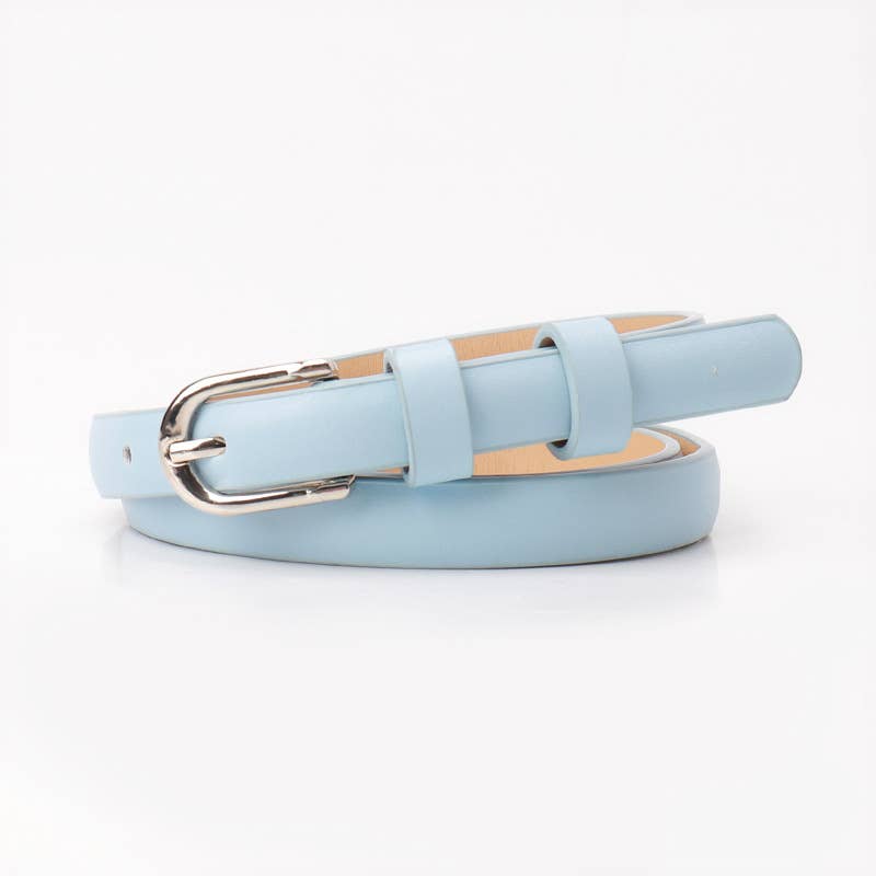 High-end minimalist alloy pin buckle belt