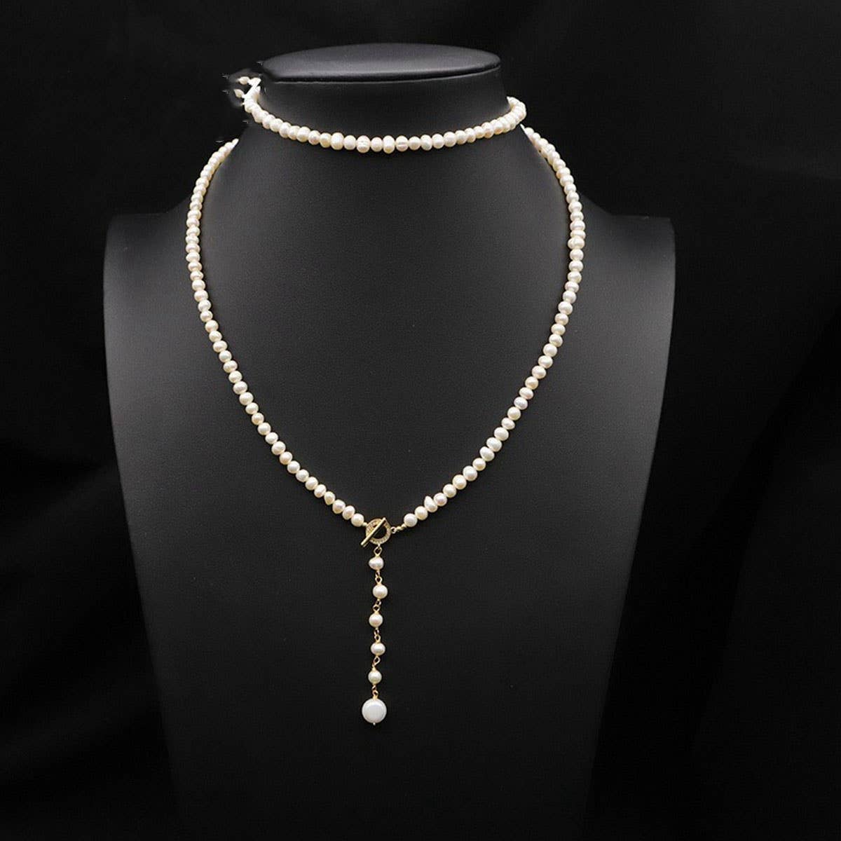 WOMEN'S VERSATILE DESIGN PEARL PENDANT NECKLACE