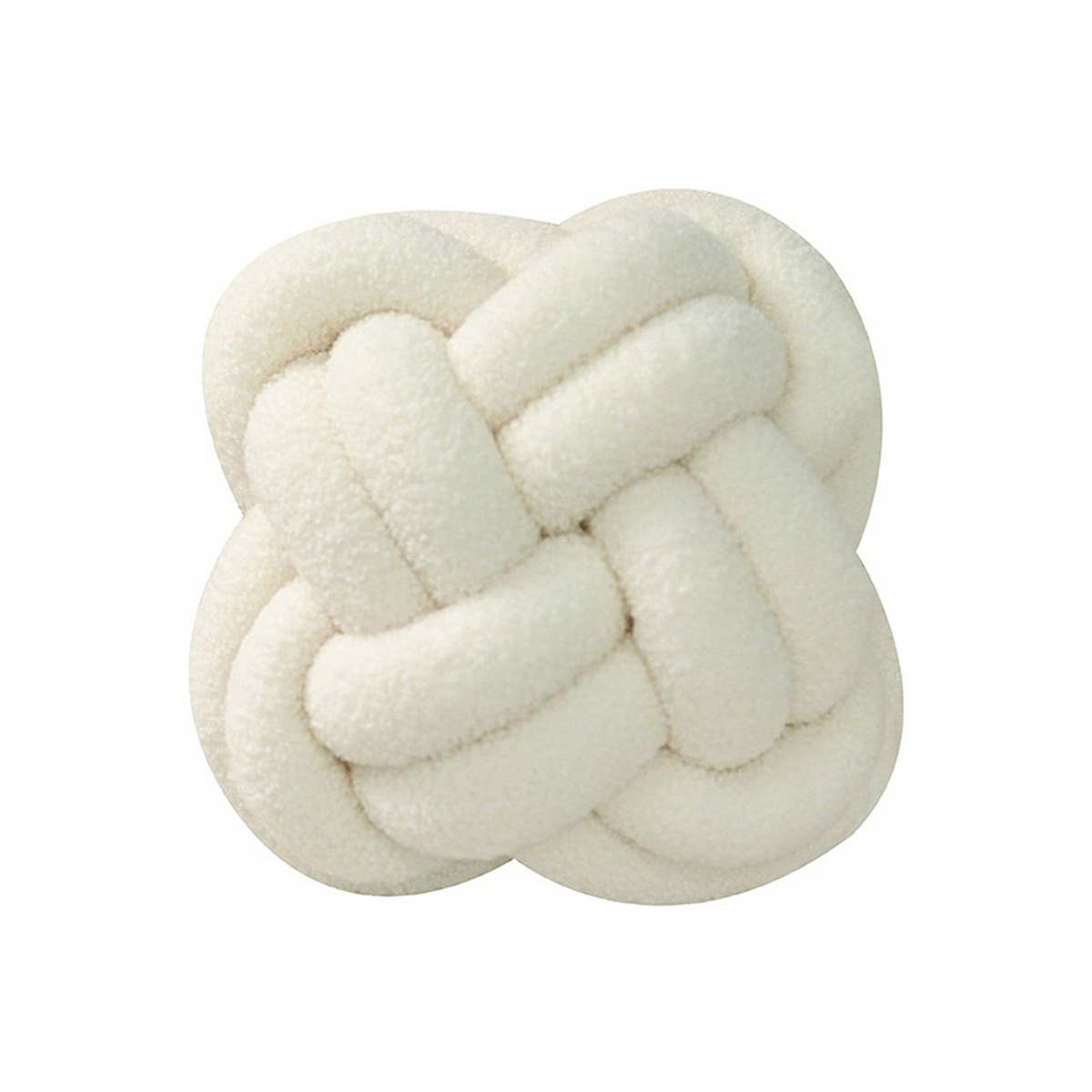LAMB CASHMERE KNOTTED WOVEN PILLOW CUSHION_CWMM0861