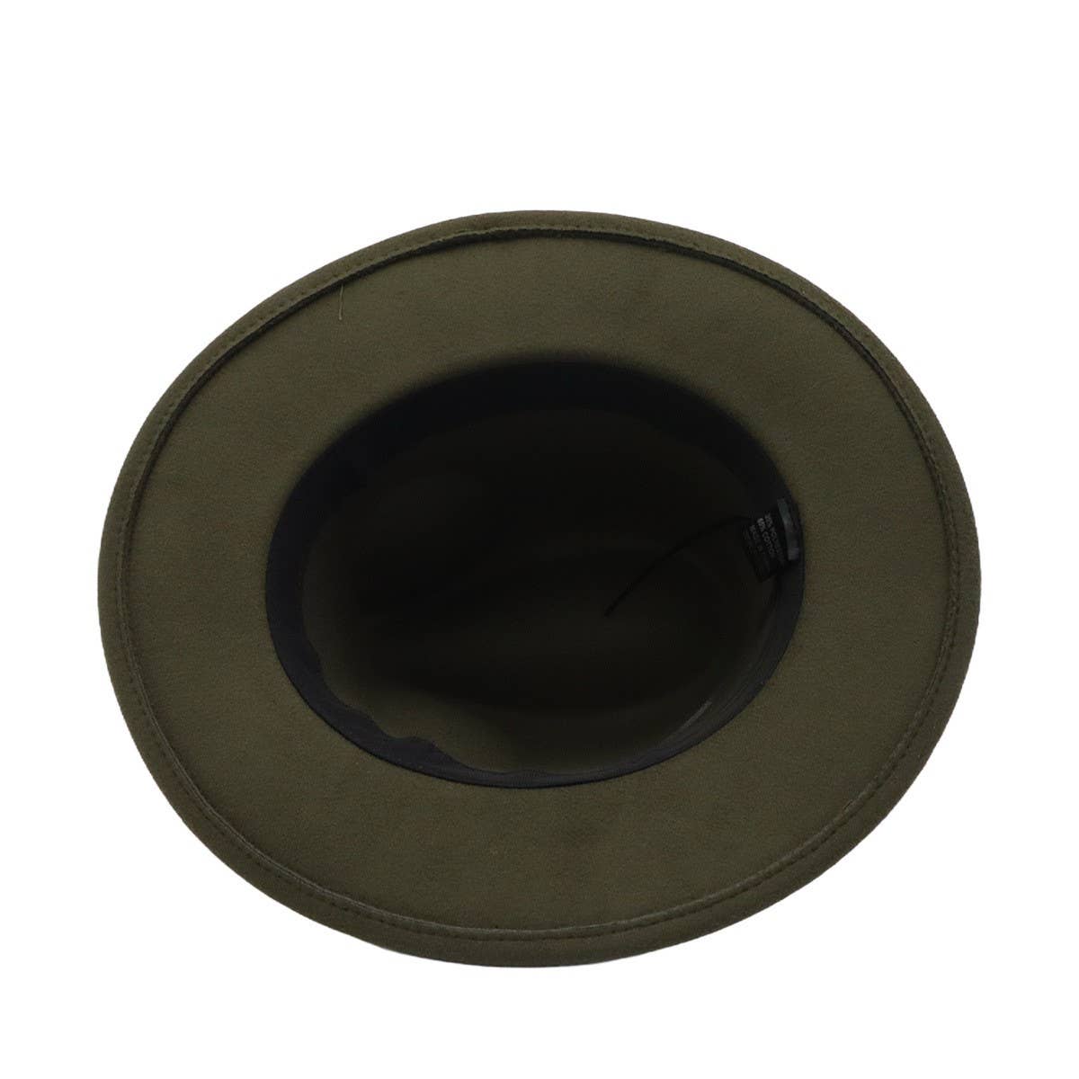 Men & Women Retro Wool Blend Fedora Hat _CWAH04393