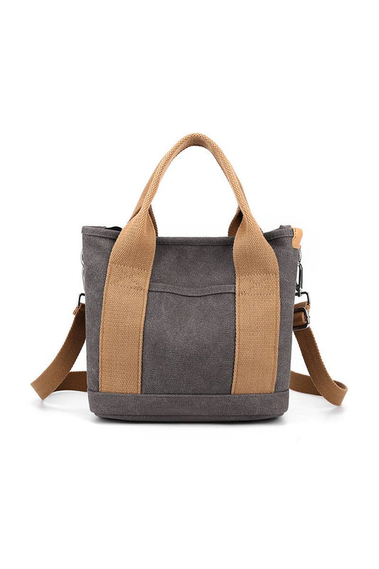 HANDLE LINE CANVAS CROSS BODY BAG_CUAB0101