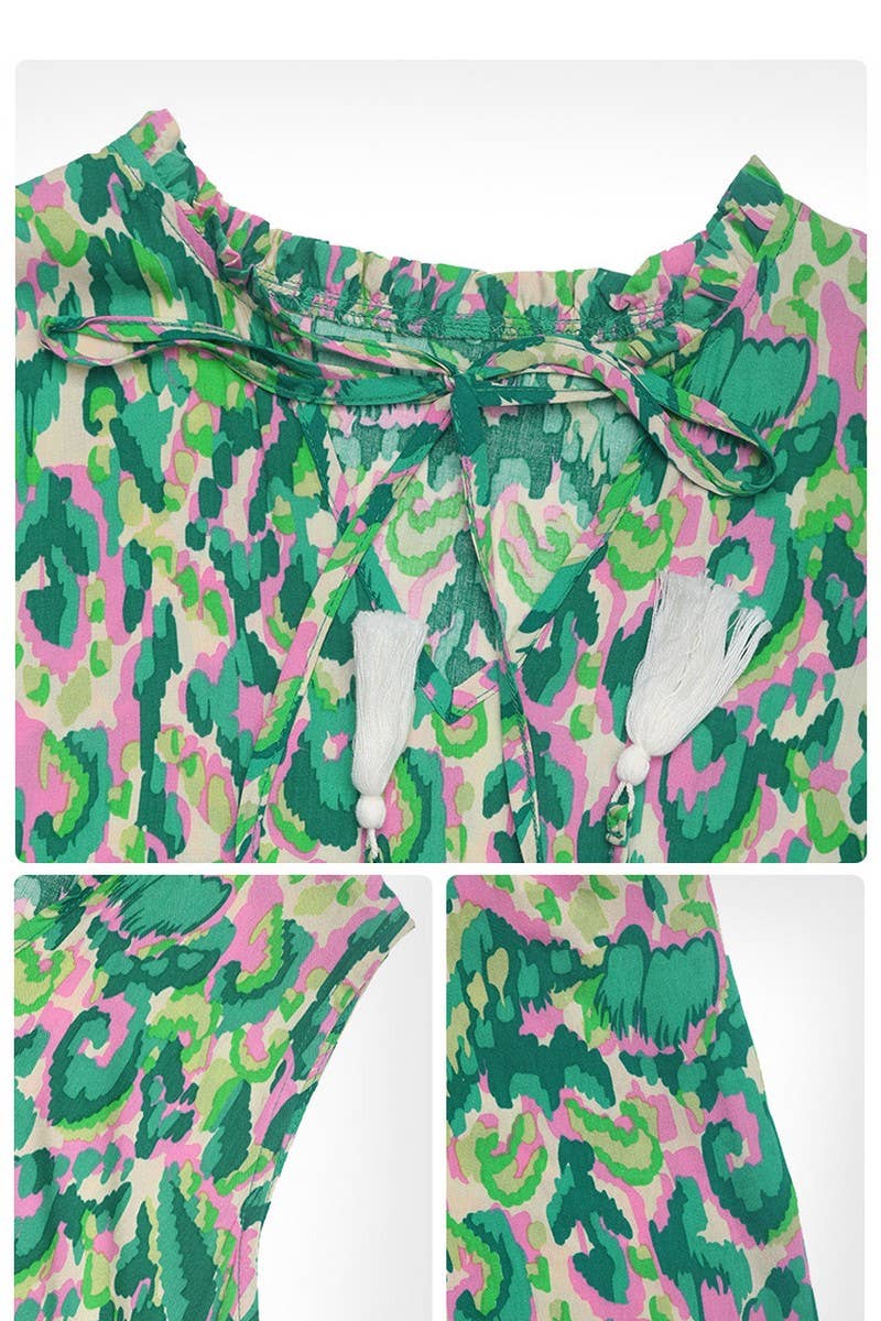 CWDMD2512_SLEEVELESS BOHEMIAN LONG DRESS