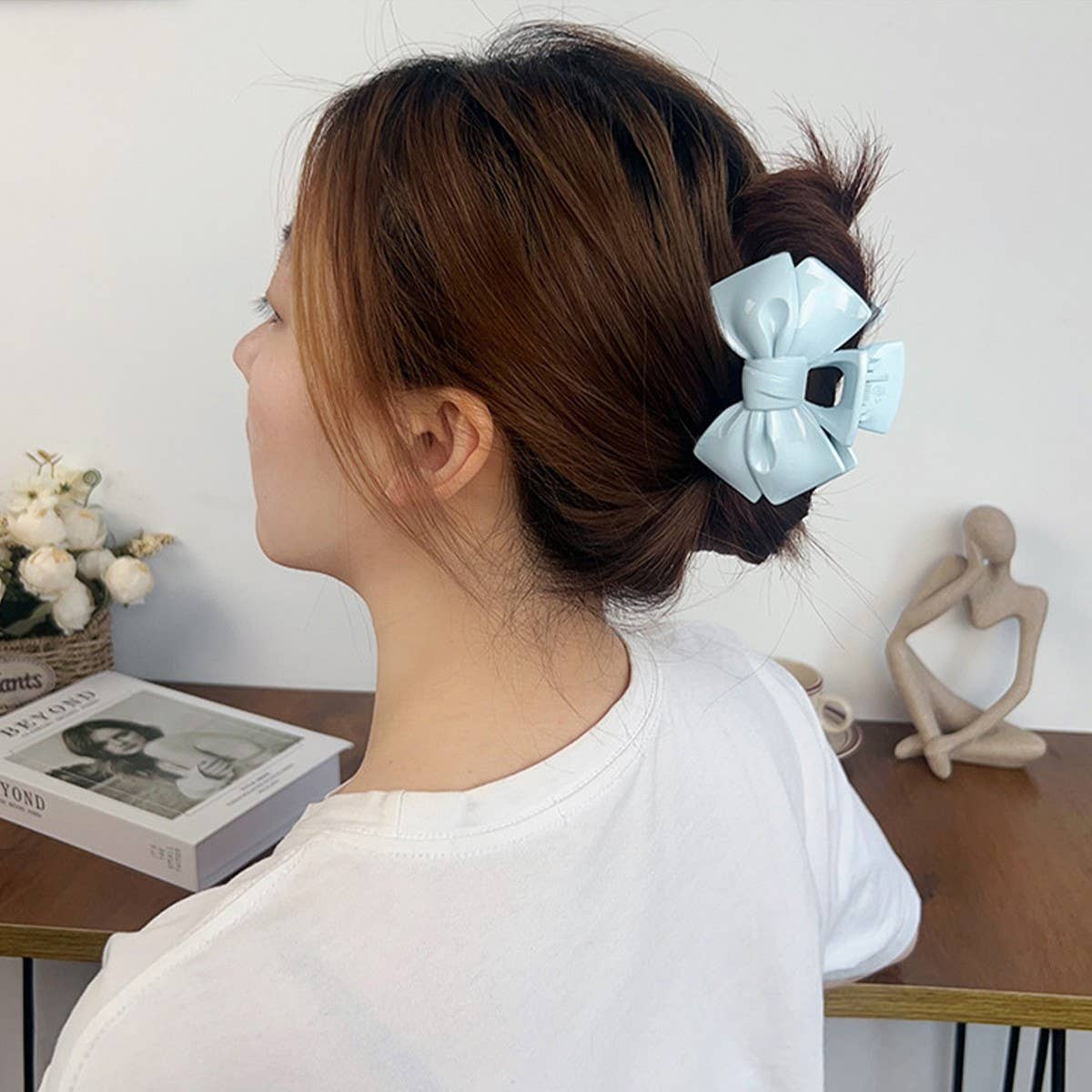 SWEET GIRL BOW FIVE-POINTED STAR HAIRPIN