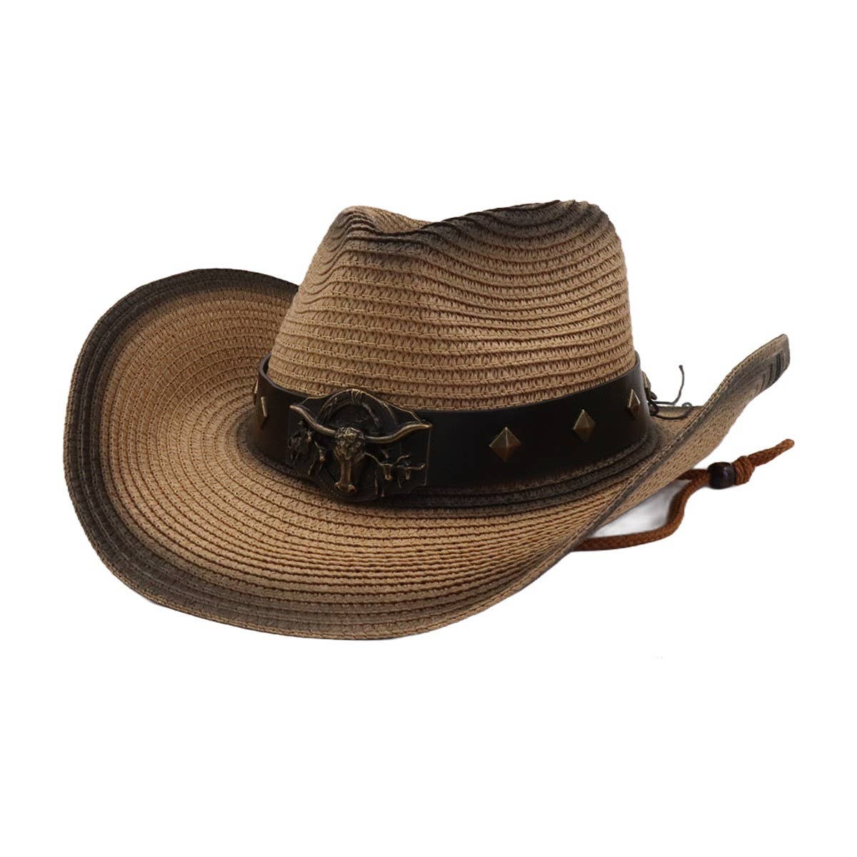 Spray-Painted Western Cowboy Sun Hat for Men&Women_CWAH04492