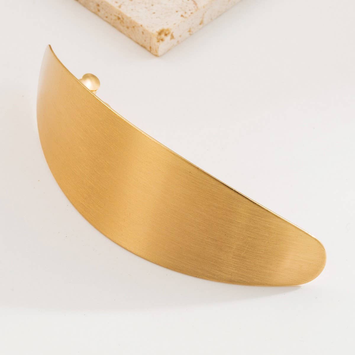 Minimalist Geometric Metal Spring Hair Clip