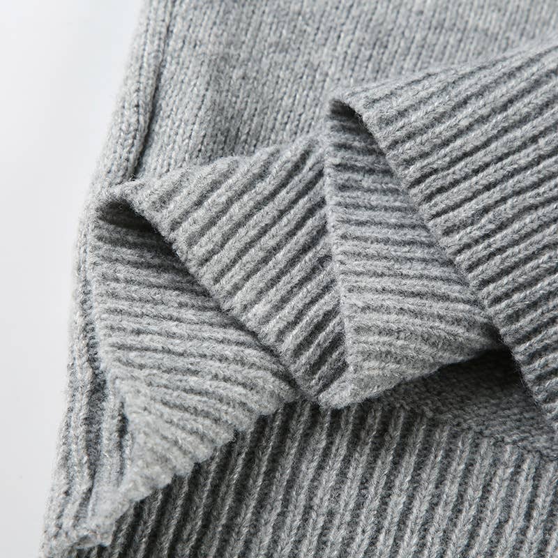 Girly Style Twist Solid Color Sweater