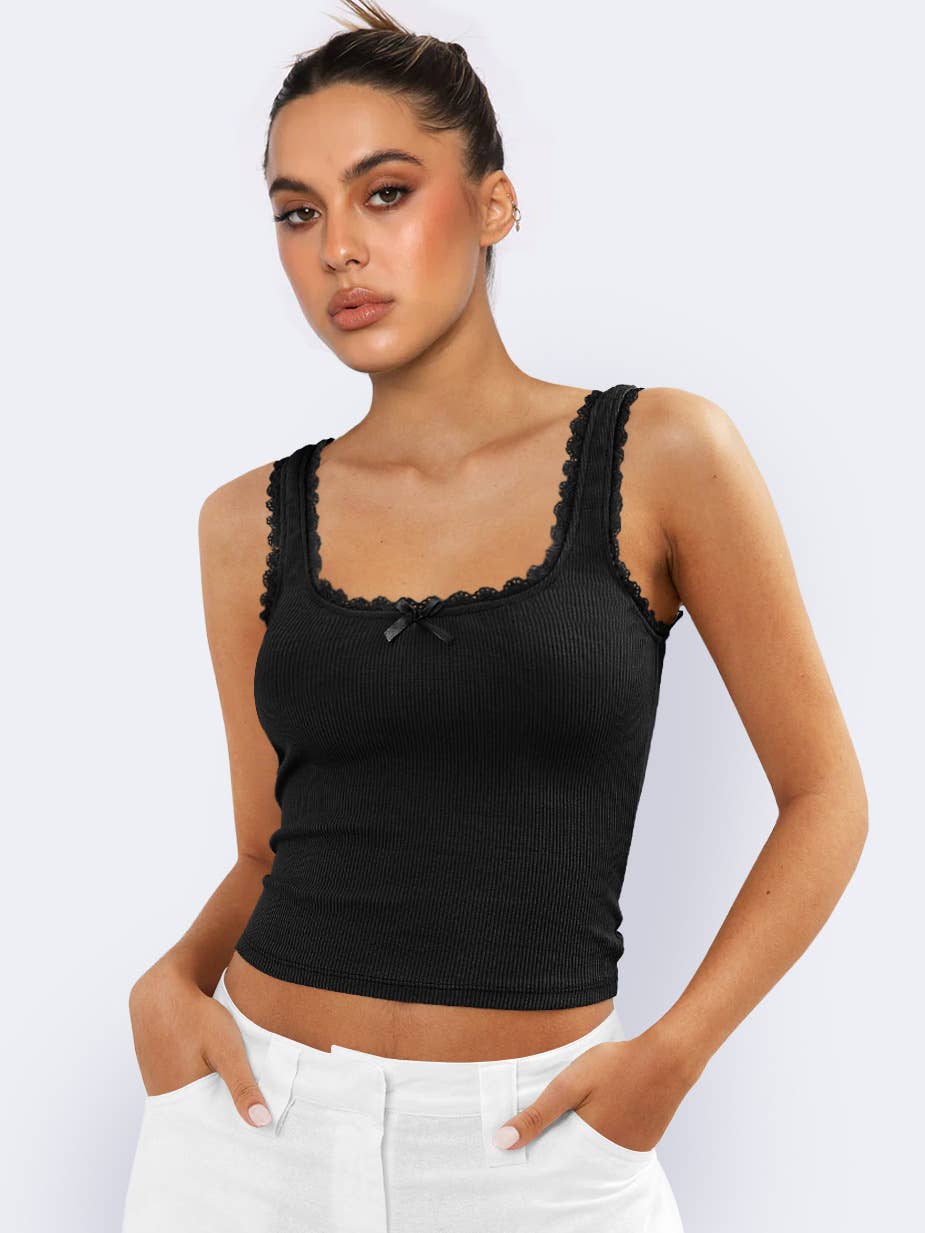 Base layer Lace pure and elegant knitted top