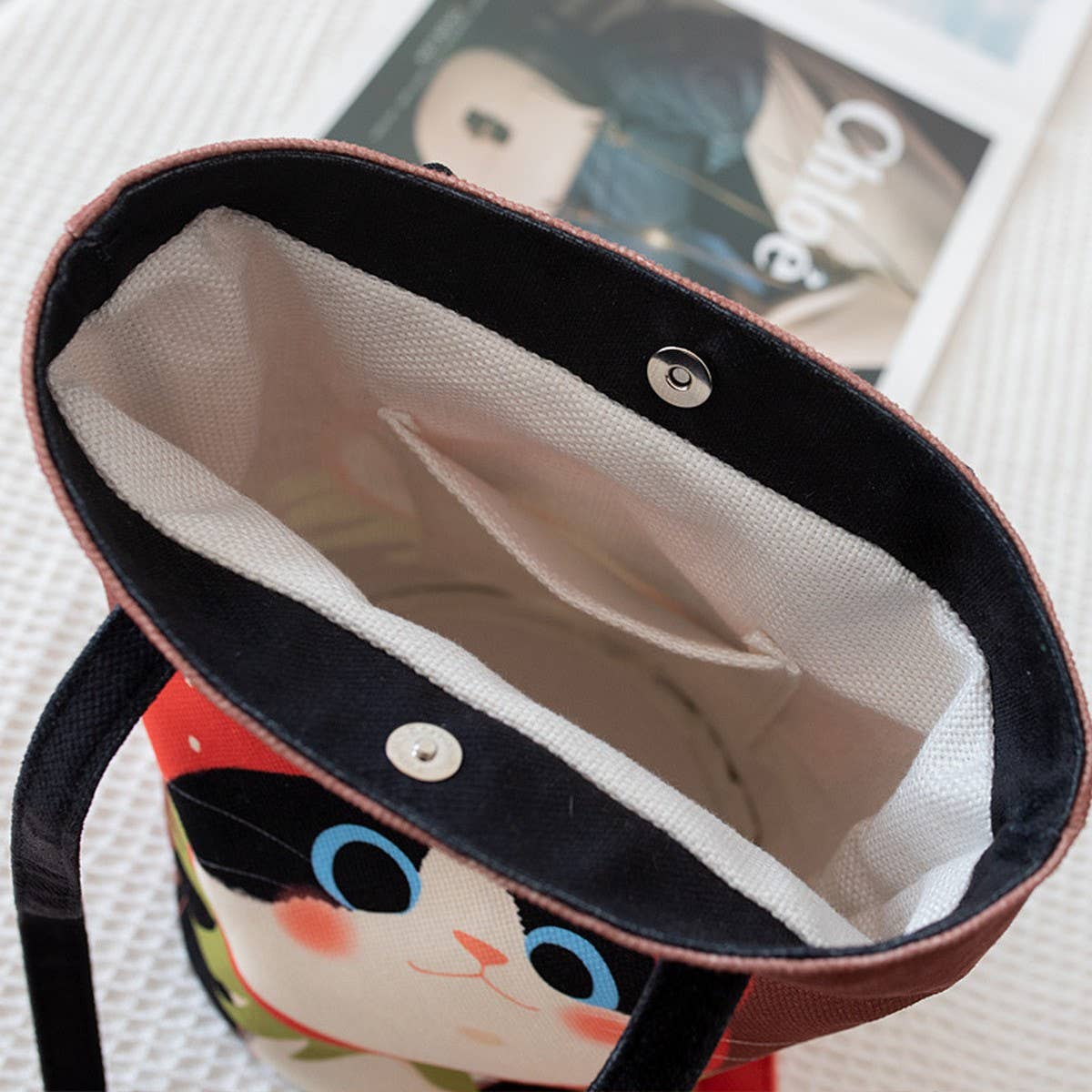 Thickened Cute Cartoon Bucket Bag for Work_CWAB5603