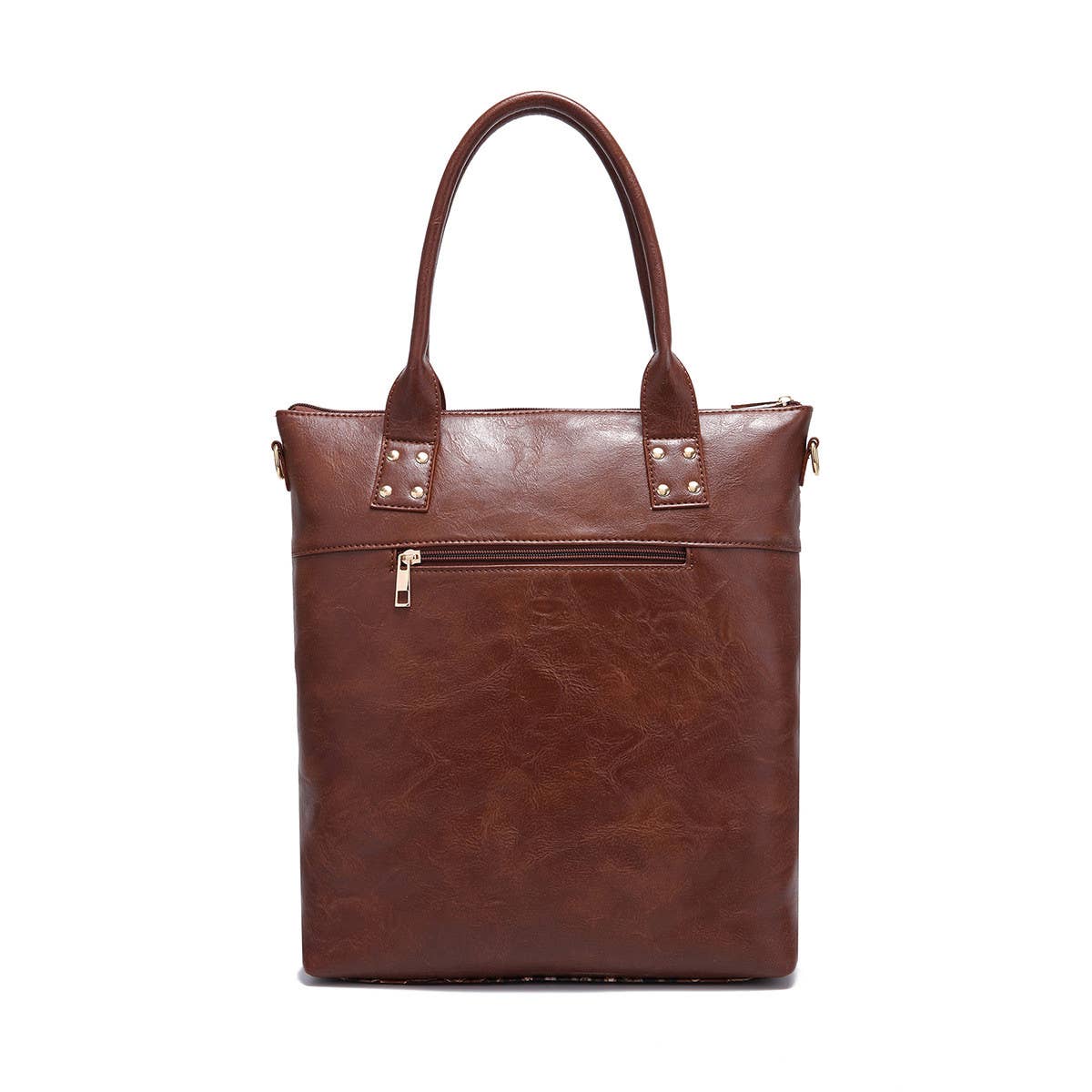 WOMEN TOTE SNAKE PRINT SHOULDER HANDBAG_CWAB2594