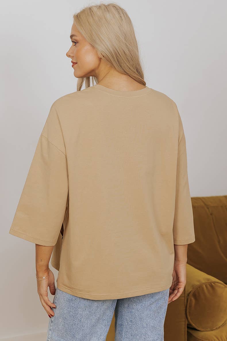 FASHION TREND STAR PRINT LOOSE TURTLENECK HOODIE