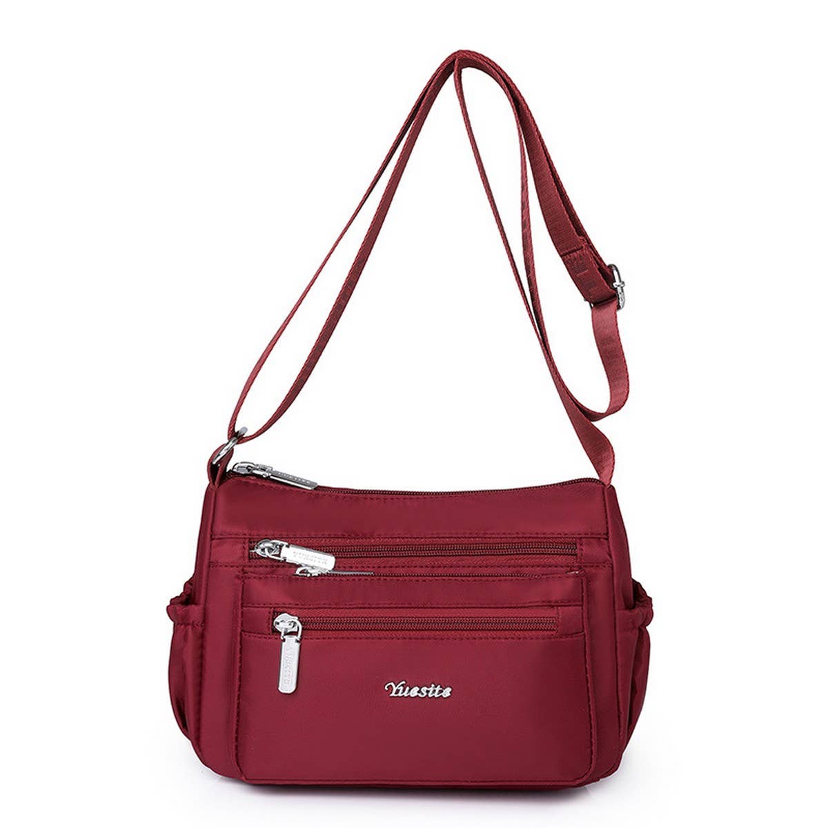 NYLON MULTI-COMPARTMENT SHOULDER CROSSBODY BAG_CWASC1752