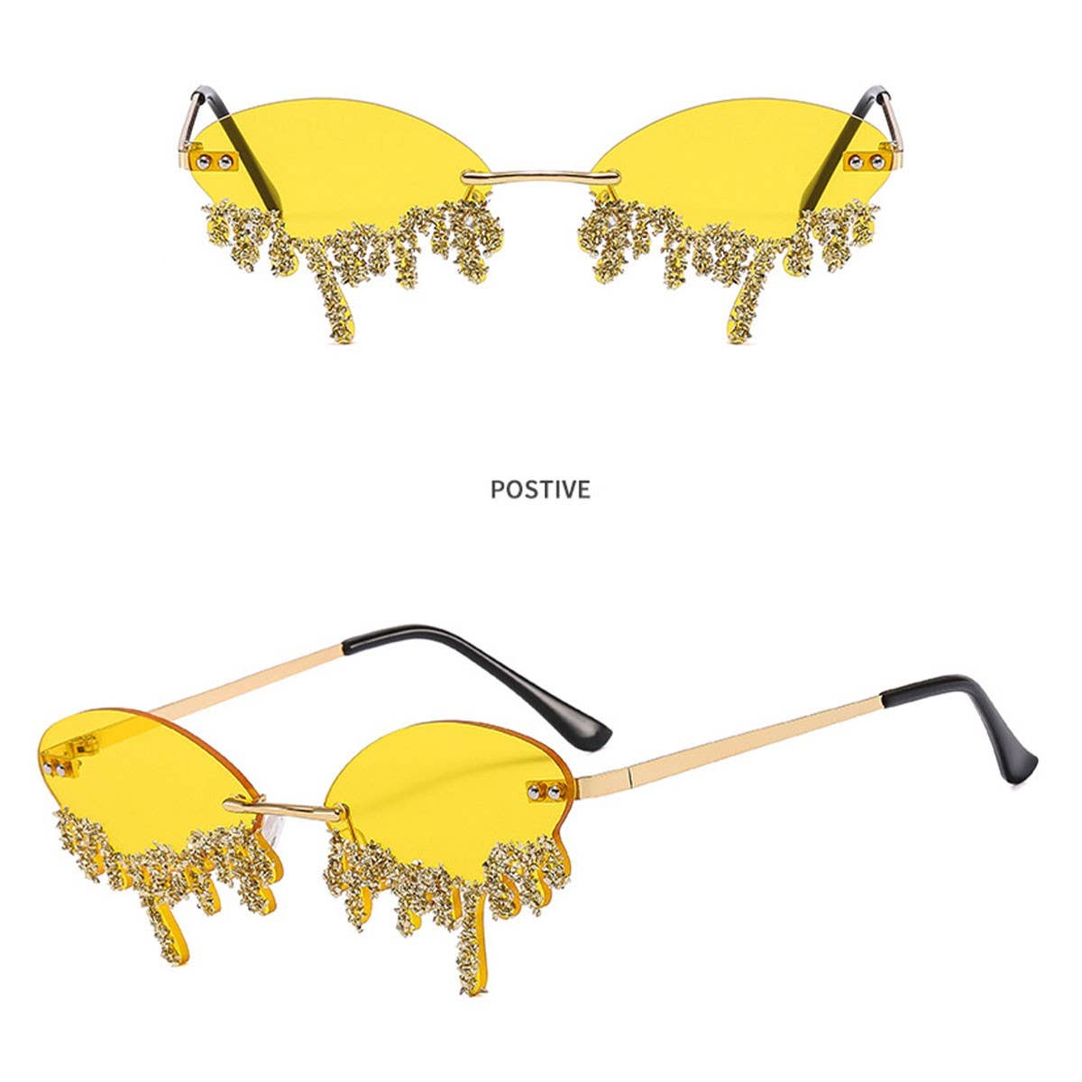 PERSONALIZED FUNNY FASHION TEARDROP SUNGLASSES_CWASG0871