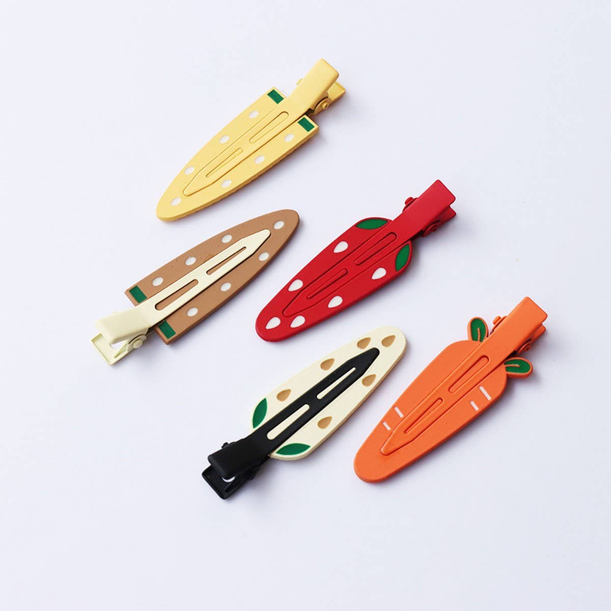 Metal Carrot Hair Clip, No-Crease Side Bang Pin