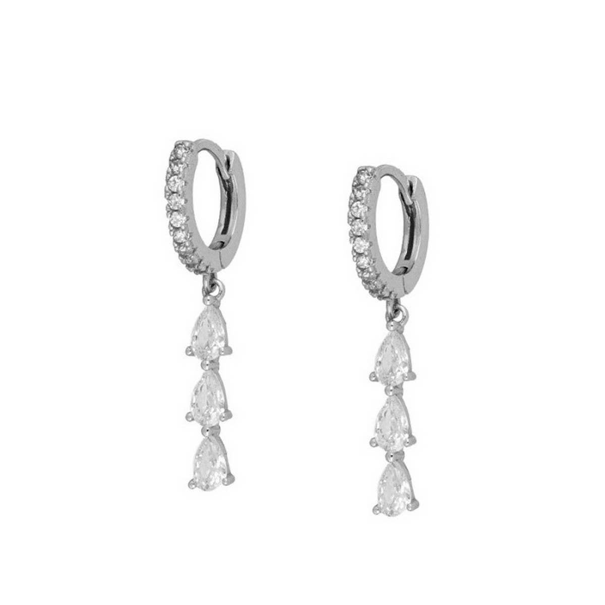 TEARDROP SHAPE MINIMALIST FASHION EARRINGS