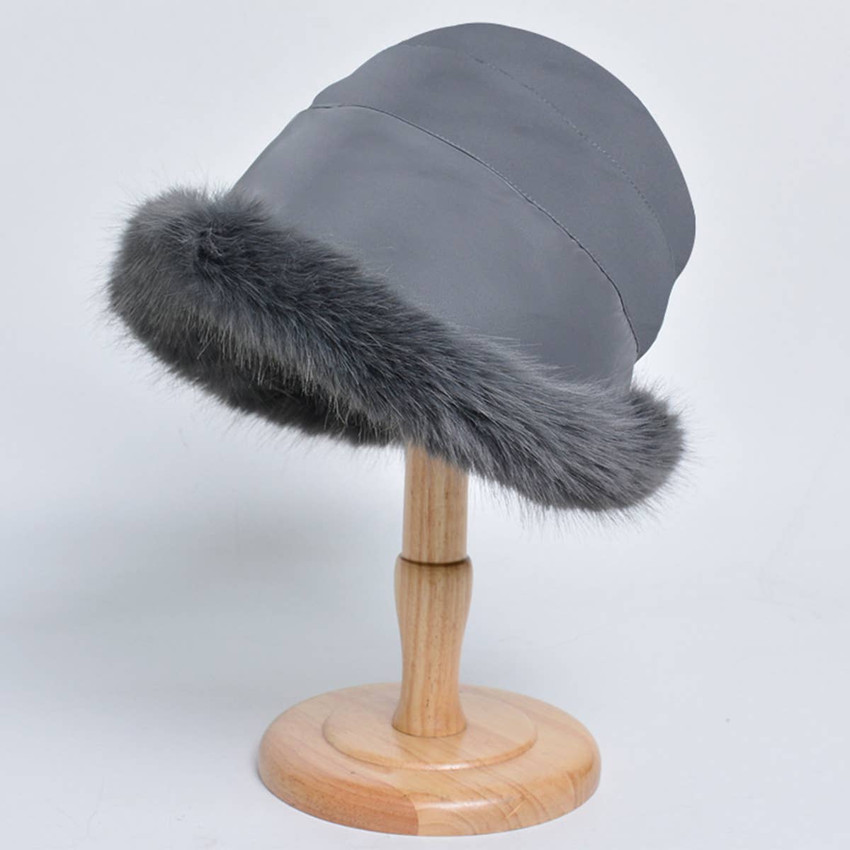 WOMEN WINTER FASHION PLUSH BUCKET HAT_CWAH0562