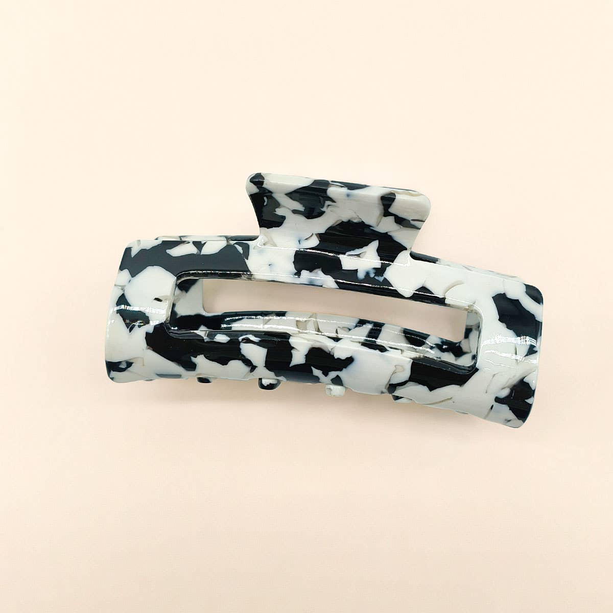 3.22" Tortoise Shell Flat Women's Hair Claw Clip_CWAHA0099