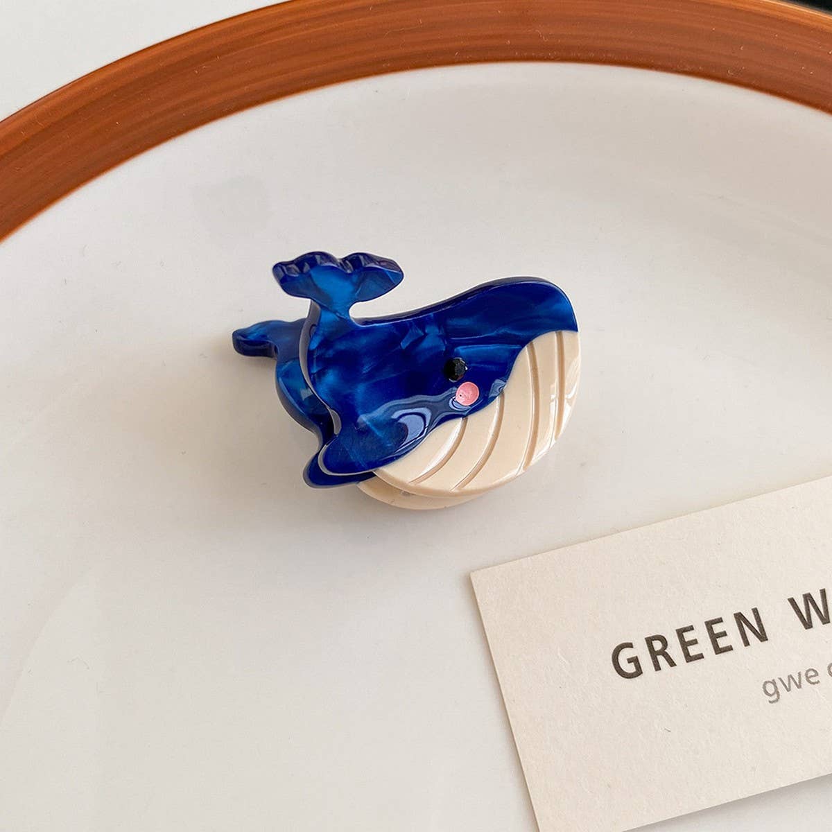 Cute Ocean Hair Clips?Acetate Sea Animal Claws