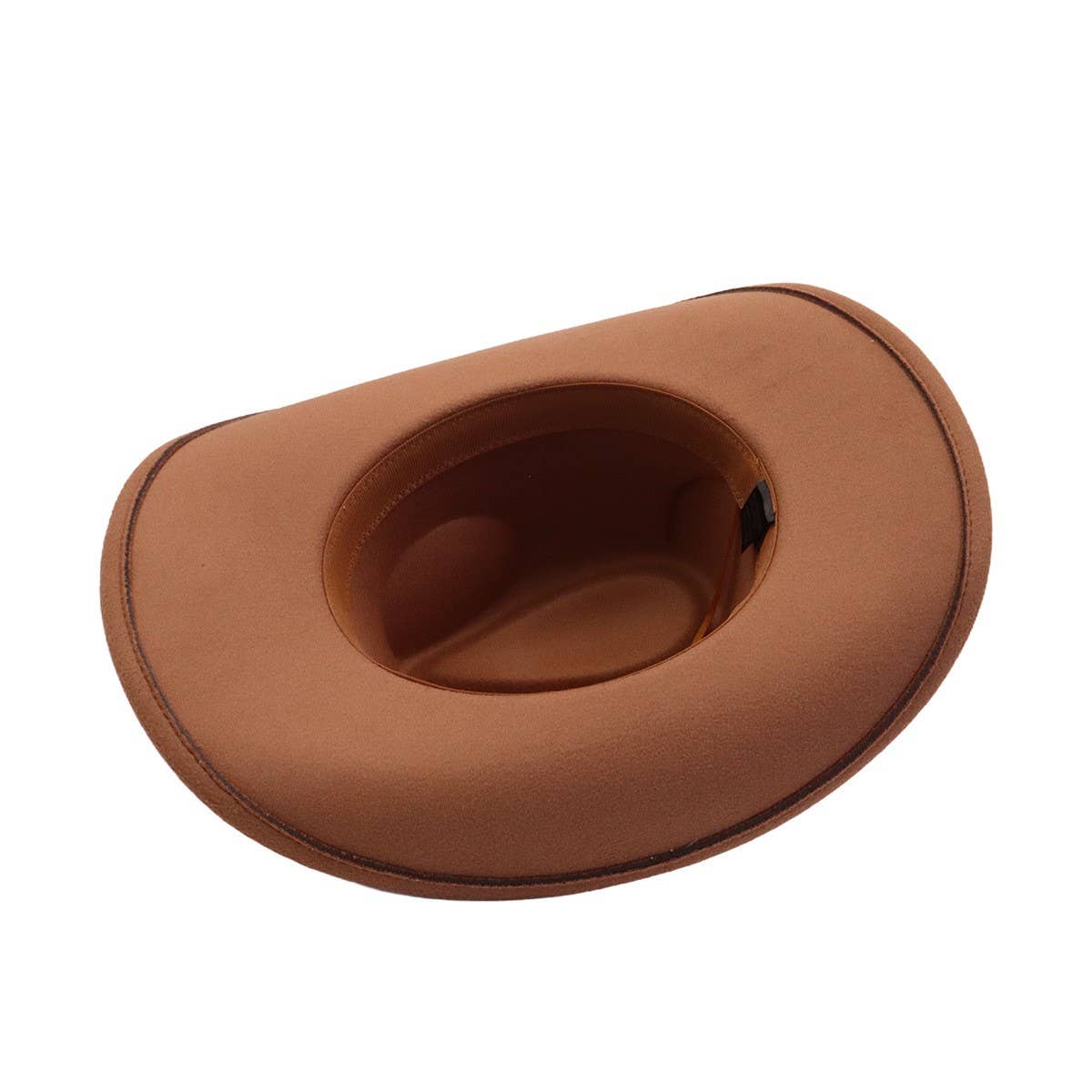 Western Ethnic  Felt Cowboy Fedora Hat_CWAH04371
