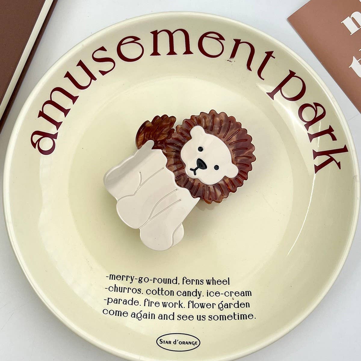 Cute Animal Acetate Claw Clip ? Cartoon Hair Grip