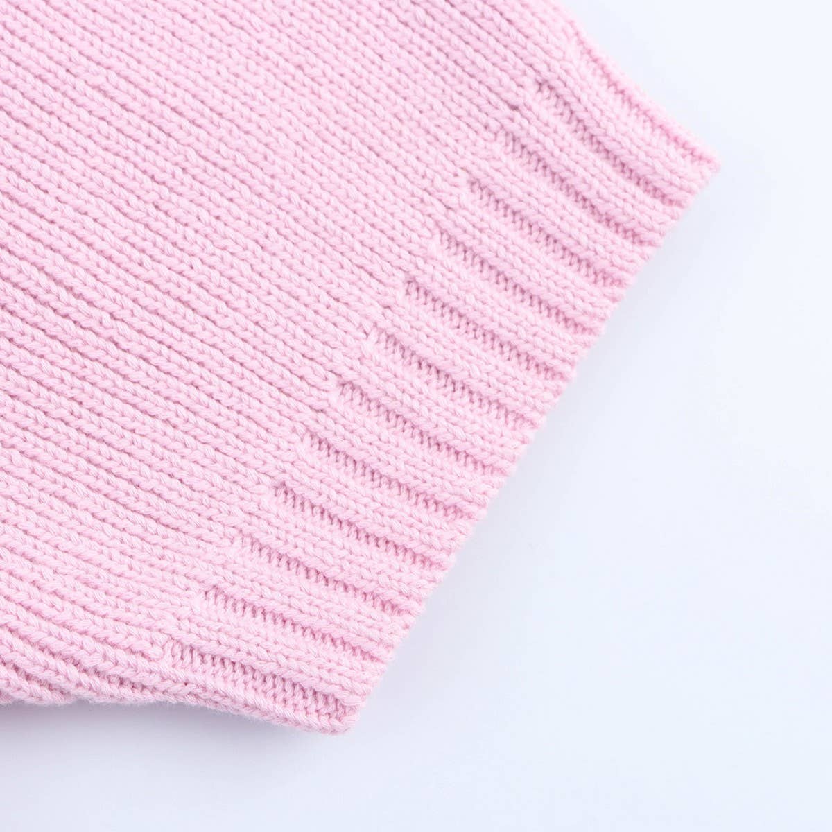 Knit Short Sleeve Top with Bow Detail