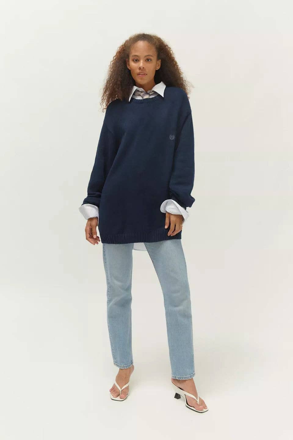 STYLISH EMBROIDERED PULLOVER SWEATER