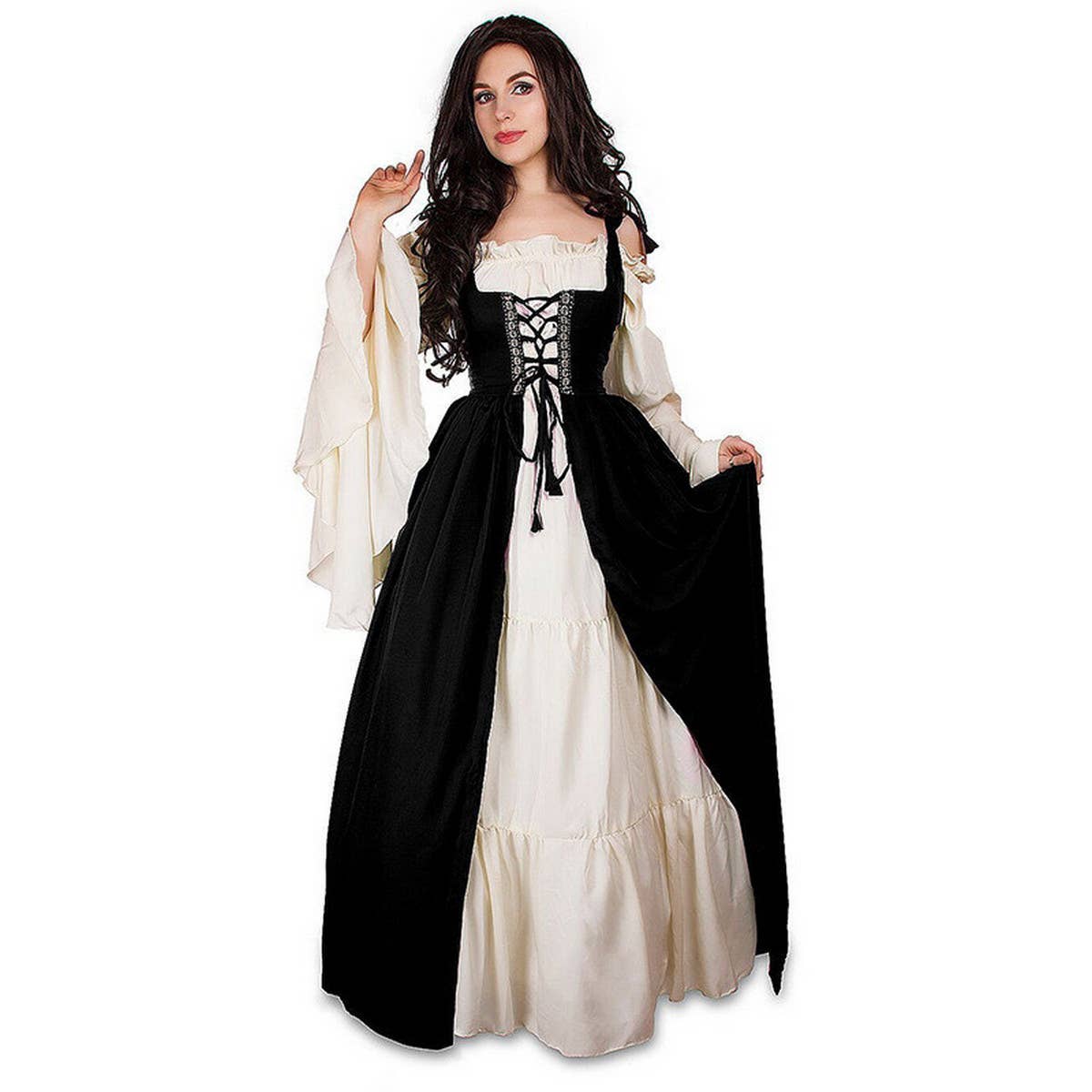 HALLOWEEN BONDAGE CORSET DRESS COSTUME