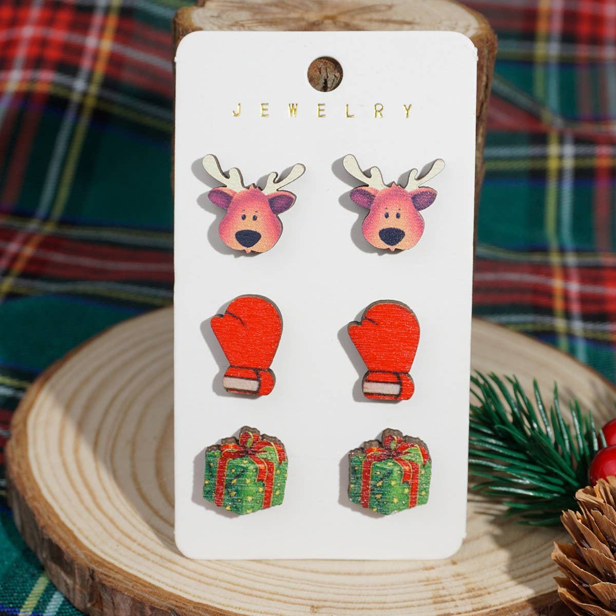 CHRISTMAS EARRINGS NEW ARRIVAL ELK EARRINGS SET
