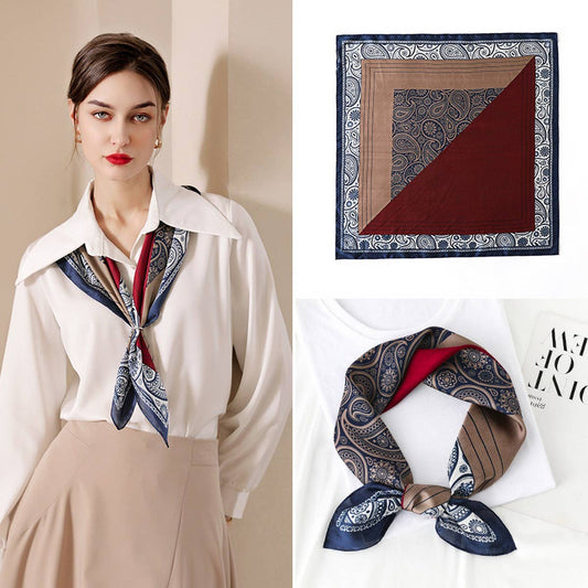 27.5INCH SILK FEELING SCARF SATIN HEAD SCARVE_CWASC0240