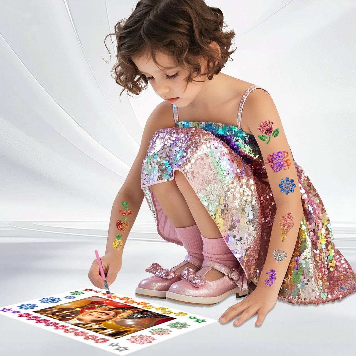 Kids Tattoo Sticker Set Creative Body Art Decals