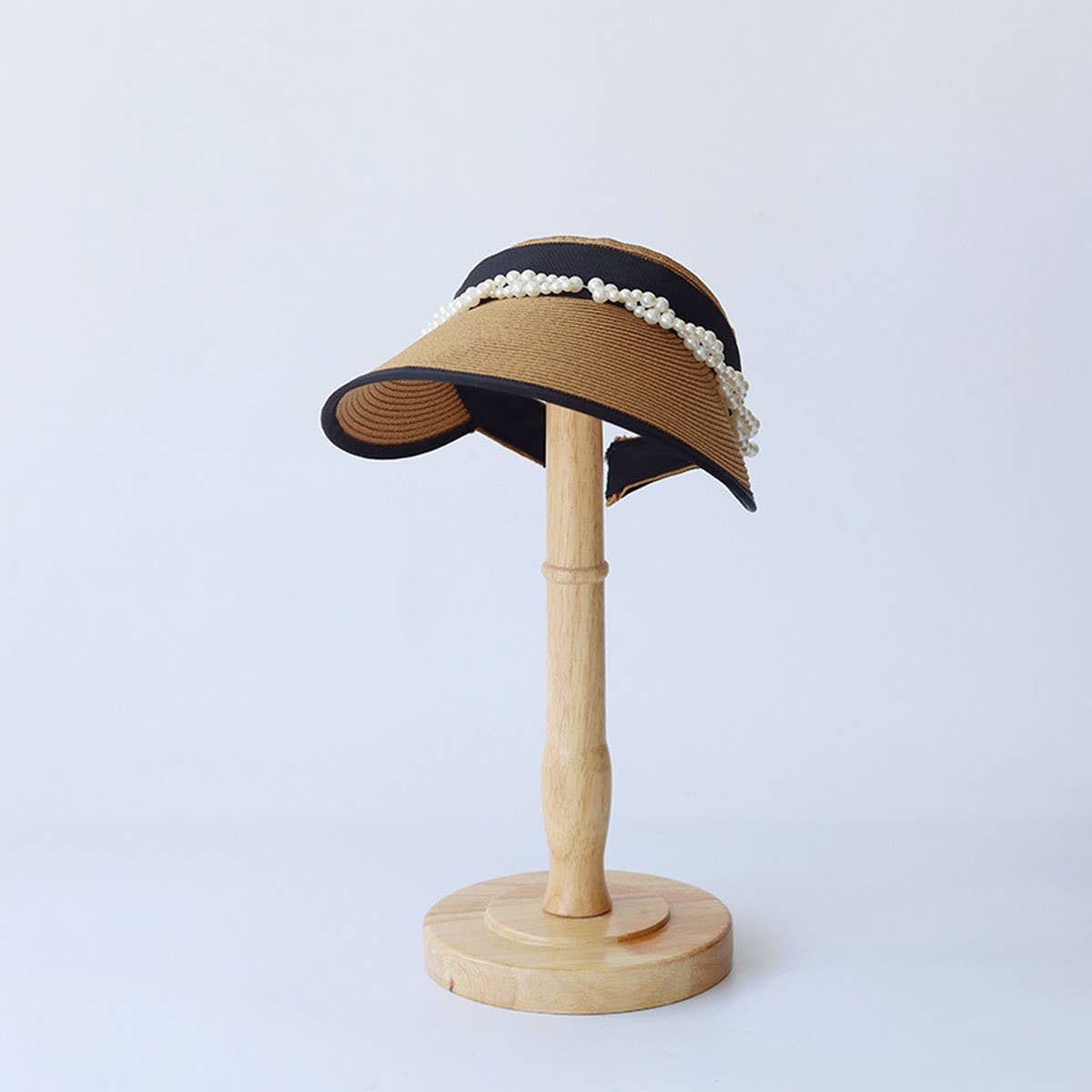 Summer high quality pearl sun hat_CWAH3571